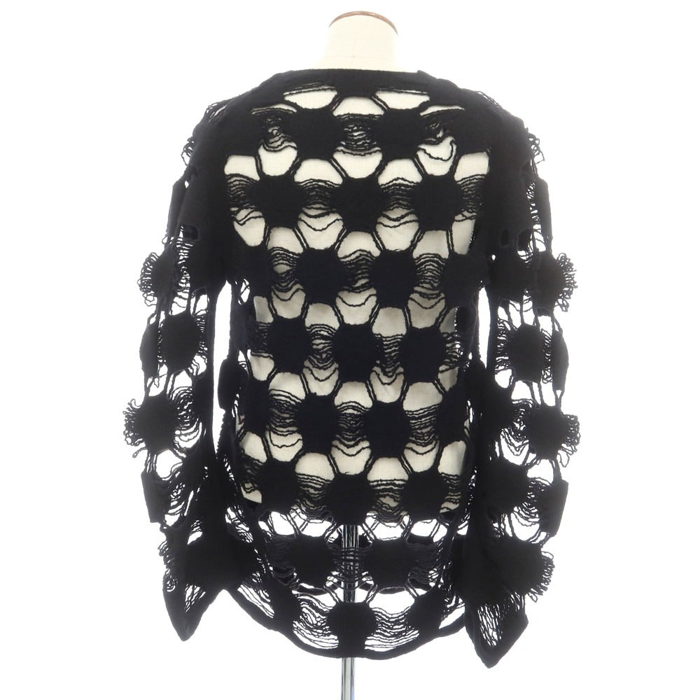 【中古】コムデギャルソンオムプリュス COMME des GARCONS HOMME PLUS 2024年秋冬 プルオーバーニット ブラック【 表記なし（M位） 】【 状態ランクA 】【 メンズ 】
