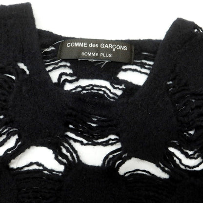 【中古】コムデギャルソンオムプリュス COMME des GARCONS HOMME PLUS 2024年秋冬 プルオーバーニット ブラック【 表記なし（M位） 】【 状態ランクA 】【 メンズ 】