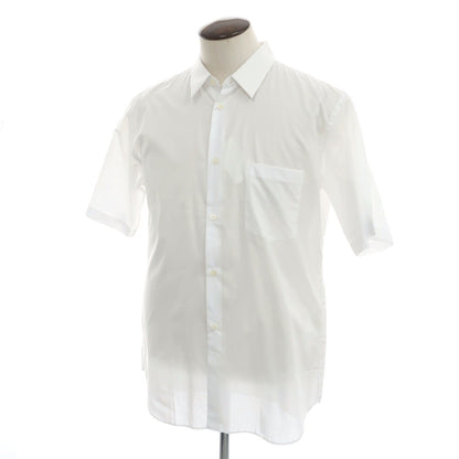 【中古】コムデギャルソン オムドゥ COMME des GARCONS HOMME DEUX 2024年春夏 コットン レギュラーカラー 半袖シャツ ホワイト【 XL 】【 状態ランクA 】【 メンズ 】