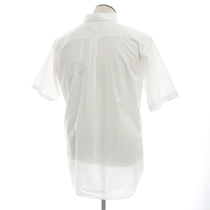 【中古】コムデギャルソン オムドゥ COMME des GARCONS HOMME DEUX 2024年春夏 コットン レギュラーカラー 半袖シャツ ホワイト【 XL 】【 状態ランクA 】【 メンズ 】
