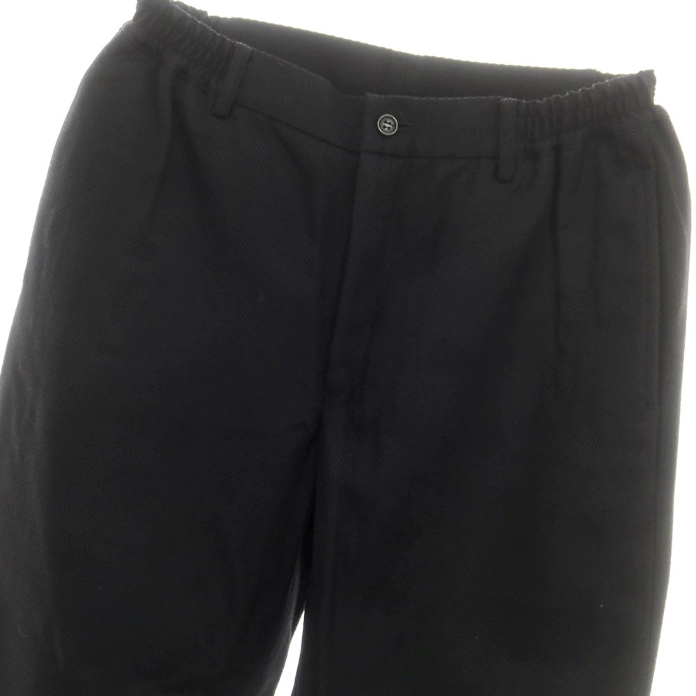 【中古】コムデギャルソン オムドゥ COMME des GARCONS HOMME DEUX ウール テーパード イージーパンツ ブラック【 S 】【 状態ランクA 】【 メンズ 】