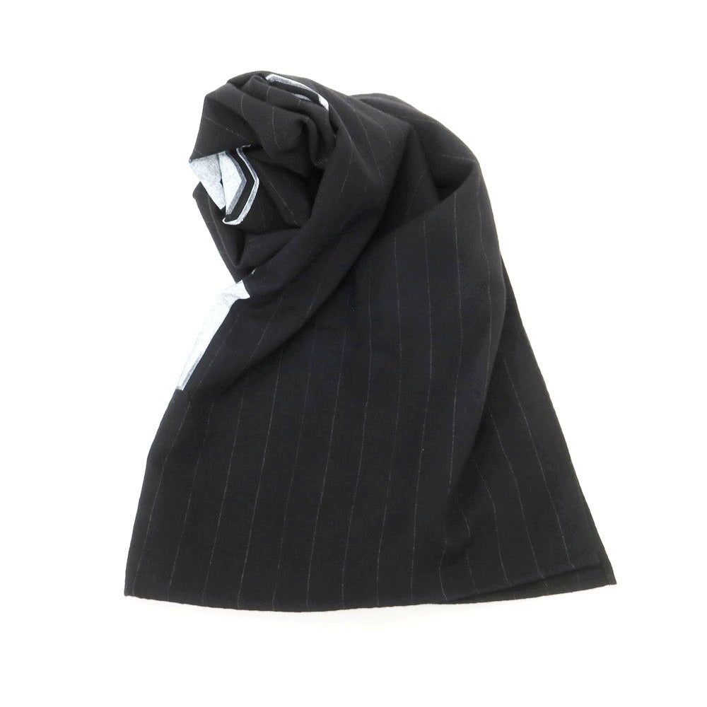 【中古】ブラックコムデギャルソン BLACK COMME des GARCONS ウール ストール ブラック【 状態ランクA 】【 ユニセックス 】[CPD]