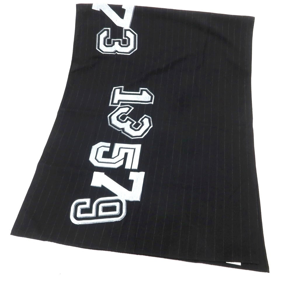 【中古】ブラックコムデギャルソン BLACK COMME des GARCONS ウール ストール ブラック【 状態ランクA 】【 ユニセックス 】 [DPD]