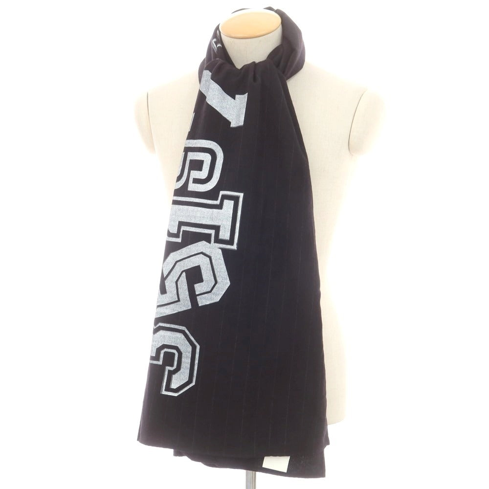 【中古】ブラックコムデギャルソン BLACK COMME des GARCONS ウール ストール ブラック【 状態ランクA 】【 ユニセックス 】 [DPD]