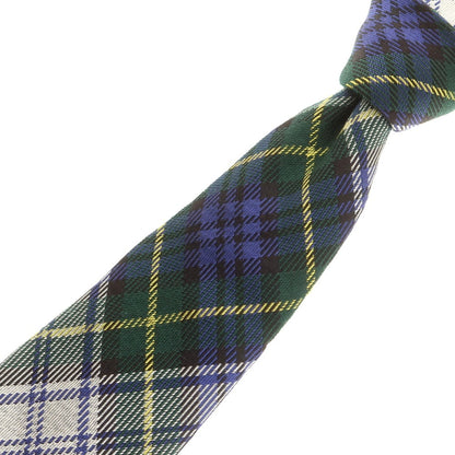 【中古】コムデギャルソン オムドゥ COMME des GARCONS HOMME DEUX 2024年秋冬 チェック柄ネクタイ グリーンxホワイト【 状態ランクA 】【 メンズ 】
