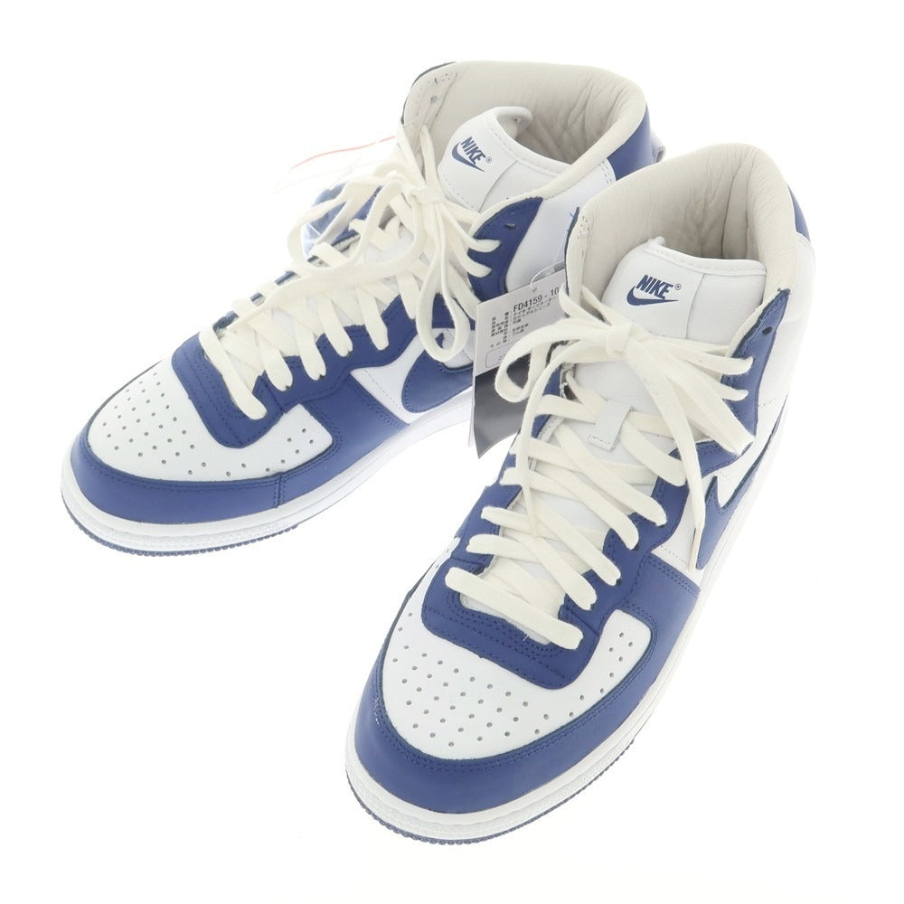 【中古】【未使用】コムデギャルソンオムプリュス COMME des GARCONS HOMME PLUS × NIKE 2023年春夏 TERMINATOR スニーカー ホワイトxブルー【 28cm 】【 状態ランクS 】【 メンズ 】[EPD]