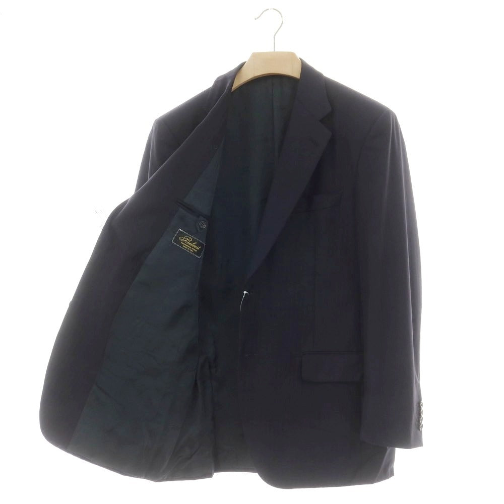 【中古】ベルベスト Belvest ウール ヘリンボーン テーラードジャケット ダークネイビー【 50 】【 状態ランクD 】【 メンズ 】