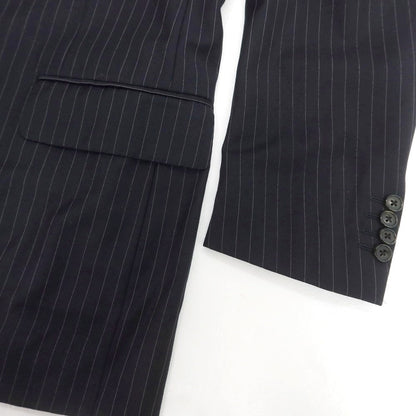 【中古】ベルベスト Belvest ウール ストライプ テーラードジャケット ダークネイビーxホワイト【 50 】【 状態ランクD 】【 メンズ 】