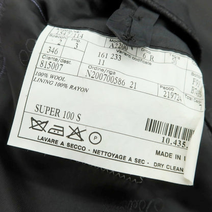 【中古】ベルベスト Belvest ウール ストライプ テーラードジャケット グレーxラベンダー【 50 】【 状態ランクD 】【 メンズ 】