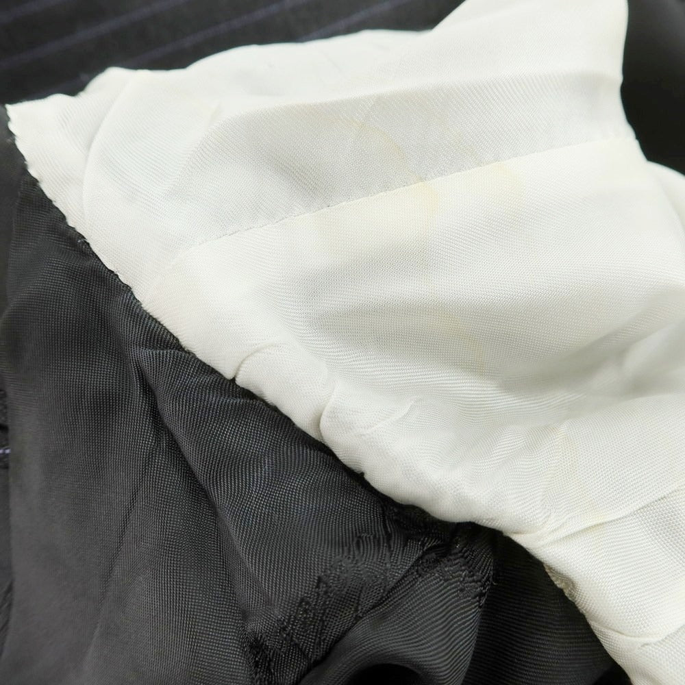 【中古】ベルベスト Belvest ウール ストライプ テーラードジャケット グレーxラベンダー【サイズ50】【 状態ランクD 】【 メンズ 】 [CPD]