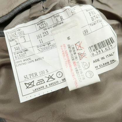 【中古】ベルベスト Belvest ウール ストライプ テーラードジャケット グレーxホワイト【 50 】【 状態ランクD 】【 メンズ 】