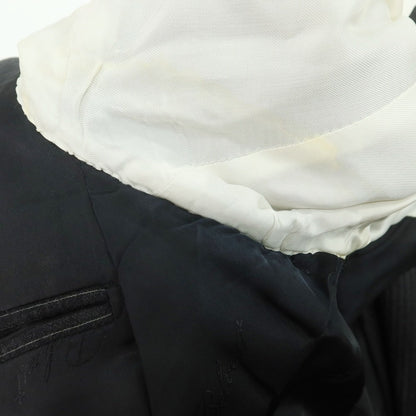 【中古】ベルベスト Belvest ウール ストライプ テーラードジャケット チャコールグレーxホワイト【 50 】【 状態ランクD 】【 メンズ 】