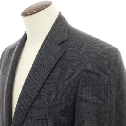 【中古】コルネリアーニ CORNELIANI ウール グレンチェック 2つボタンスーツ チャコール【 50 】【 状態ランクB 】【 メンズ 】