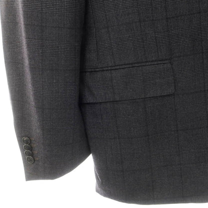 【中古】コルネリアーニ CORNELIANI ウール グレンチェック 2つボタンスーツ チャコール【 50 】【 状態ランクB 】【 メンズ 】