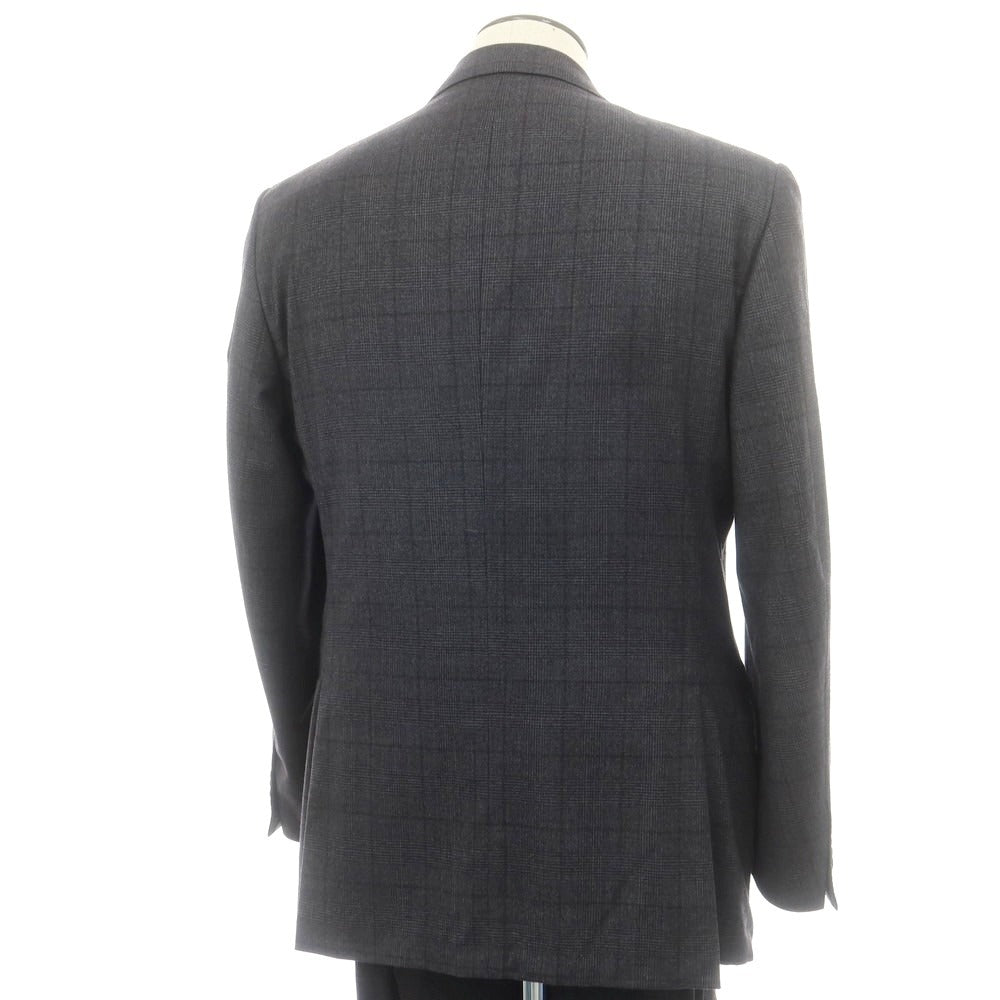【中古】コルネリアーニ CORNELIANI ウール グレンチェック 2つボタンスーツ チャコール【 50 】【 状態ランクB 】【 メンズ 】