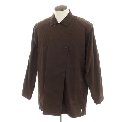 [Used] Homme Plisse Issey Miyake 2025 Spring/Summer Cotton Casual Shirt Dark Brown [No Size (L)] [Condition Rank A] [Men&