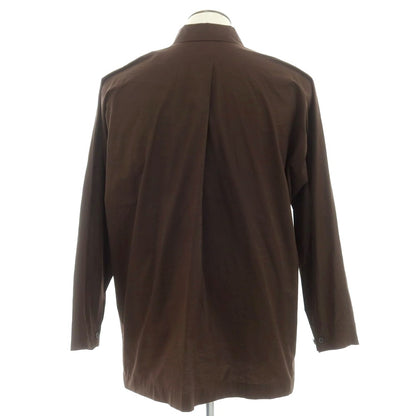 [Used] Homme Plisse Issey Miyake 2025 Spring/Summer Cotton Casual Shirt Dark Brown [No Size (L)] [Condition Rank A] [Men&