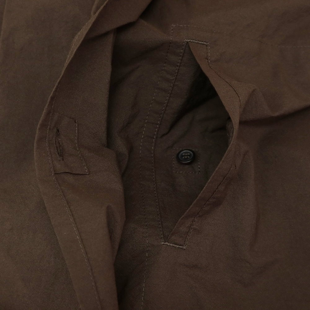 [Used] Homme Plisse Issey Miyake 2025 Spring/Summer Cotton Casual Shirt Dark Brown [No Size (L)] [Condition Rank A] [Men&