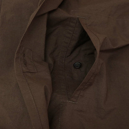 [Used] Homme Plisse Issey Miyake 2025 Spring/Summer Cotton Casual Shirt Dark Brown [No Size (L)] [Condition Rank A] [Men&