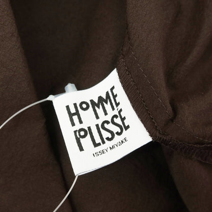[Used] Homme Plisse Issey Miyake 2025 Spring/Summer Cotton Casual Shirt Dark Brown [No Size (L)] [Condition Rank A] [Men&
