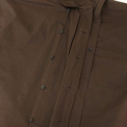 [Used] Homme Plisse Issey Miyake 2025 Spring/Summer Cotton Casual Shirt Dark Brown [No Size (L)] [Condition Rank A] [Men&