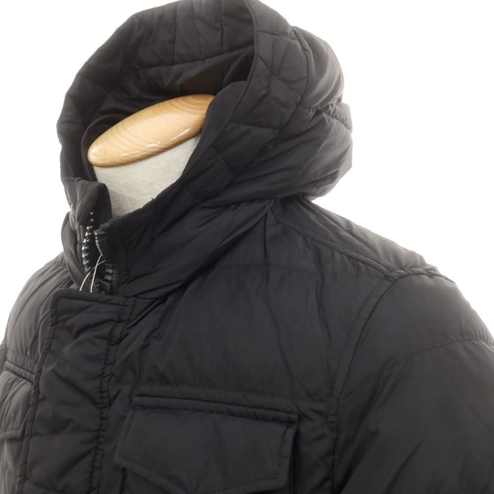 【中古】ヘルノ Herno POLAR TECH フーデッド ダウンコート ブラック【 44 】【 状態ランクB 】【 メンズ 】