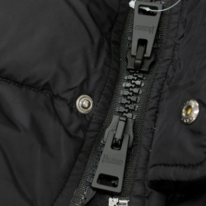 【中古】ヘルノ Herno POLAR TECH フーデッド ダウンコート ブラック【 44 】【 状態ランクB 】【 メンズ 】