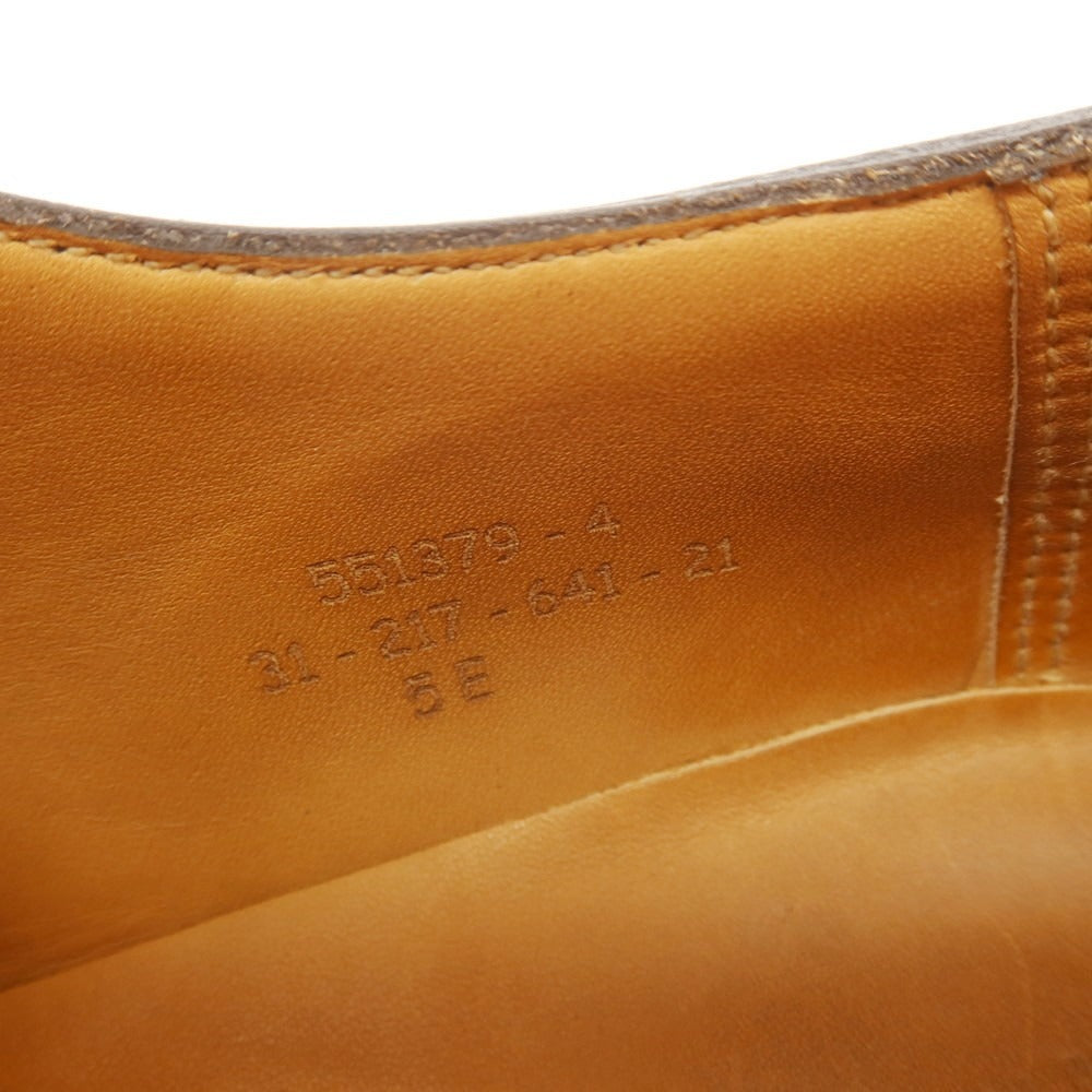 [Used] JM WESTON GOLF Novocalf U-tip dress shoes, dark brown [5E] [Condition: A] [Men&