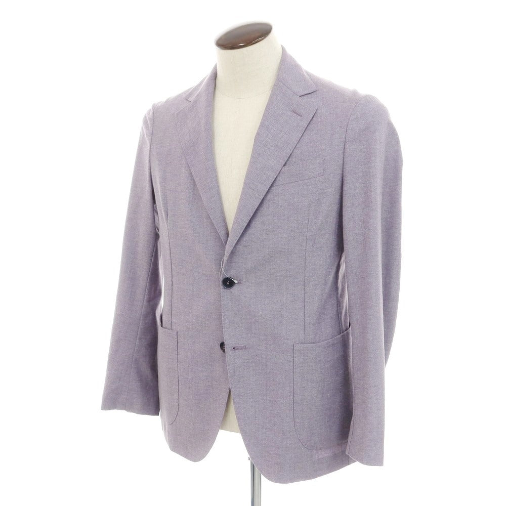 [Used] 0909 Cotton Wool Nylon Tailored Jacket Light Purple [48] [Condition Rank B] [Men&