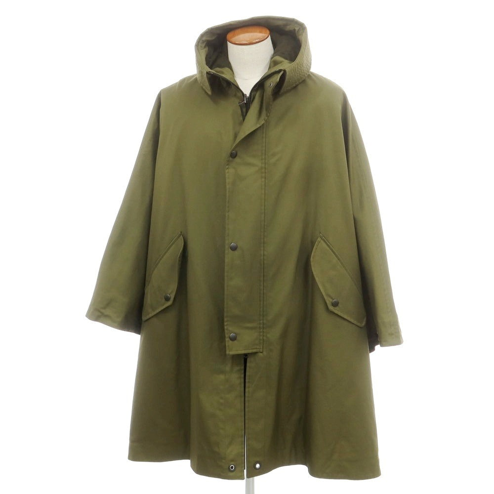 【中古】【未使用】グレンフェル GRENFELL コットン ケープ ポンチョ オリーブ【 FREE 】【 状態ランクS 】【 メンズ 】