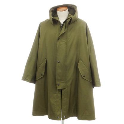 【中古】【未使用】グレンフェル GRENFELL コットン ケープ ポンチョ オリーブ【 FREE 】【 状態ランクS 】【 メンズ 】