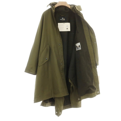 【中古】【未使用】グレンフェル GRENFELL コットン ケープ ポンチョ オリーブ【 FREE 】【 状態ランクS 】【 メンズ 】