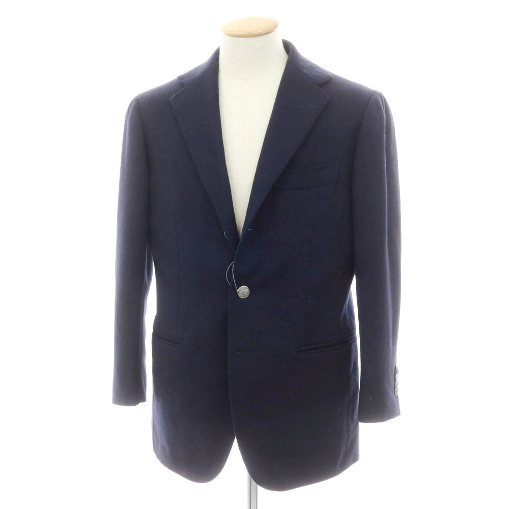 【中古】リングヂャケット RING JACKET ウール テーラードジャケット ネイビー【 表記なし（S位） 】【 状態ランクC 】【 メンズ 】