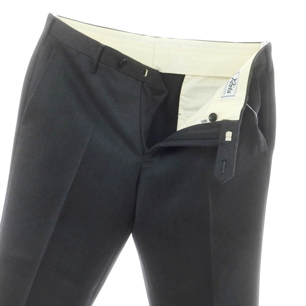 【中古】ロータ ROTA ウール ドレススラックスパンツ ダークグレー【 47 】【 状態ランクB 】【 メンズ 】