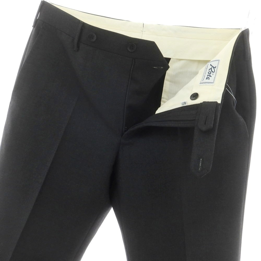 【中古】ロータ ROTA ウール ドレススラックスパンツ チャコール【 47 】【 状態ランクB 】【 メンズ 】