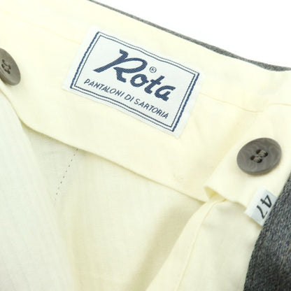 【中古】ロータ ROTA ウール ドレススラックスパンツ グレー【 47 】【 状態ランクB 】【 メンズ 】
