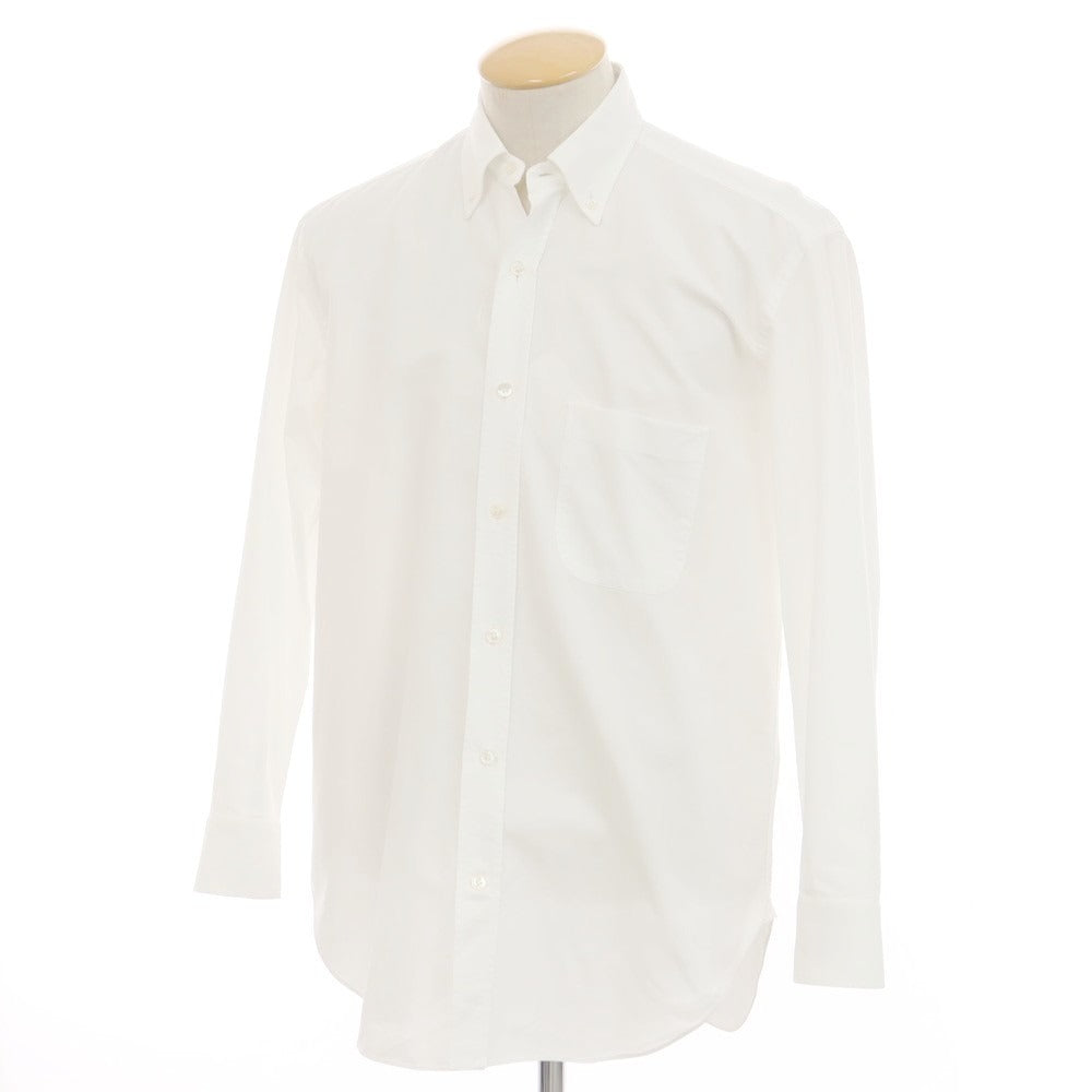 [Used] Maria Santangelo Oxford Cotton Button-Down Shirt White [S] [Condition Rank B] [Men&