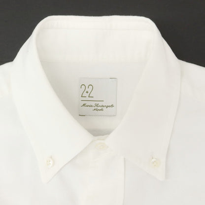 [Used] Maria Santangelo Oxford Cotton Button-Down Shirt White [S] [Condition Rank B] [Men&