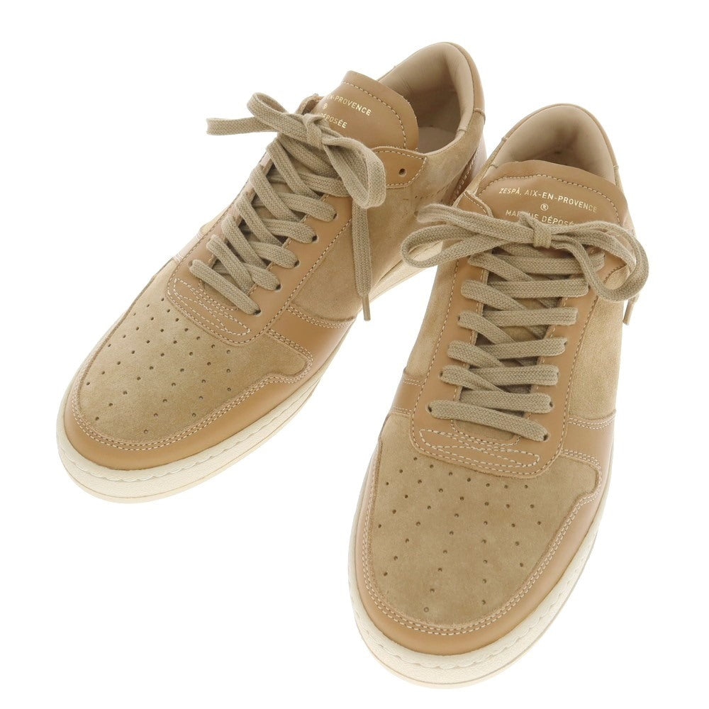 [Used] Zespa Suede Sneakers Beige [41] [Condition Rank A] [Men&