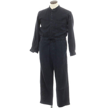 【中古】ネストローブ コンフェクト nest Robe CONFECT リネンコットン ジャンプスーツ オールインワン ツナギ ダークネイビー【 3 】【 状態ランクC 】【 メンズ 】