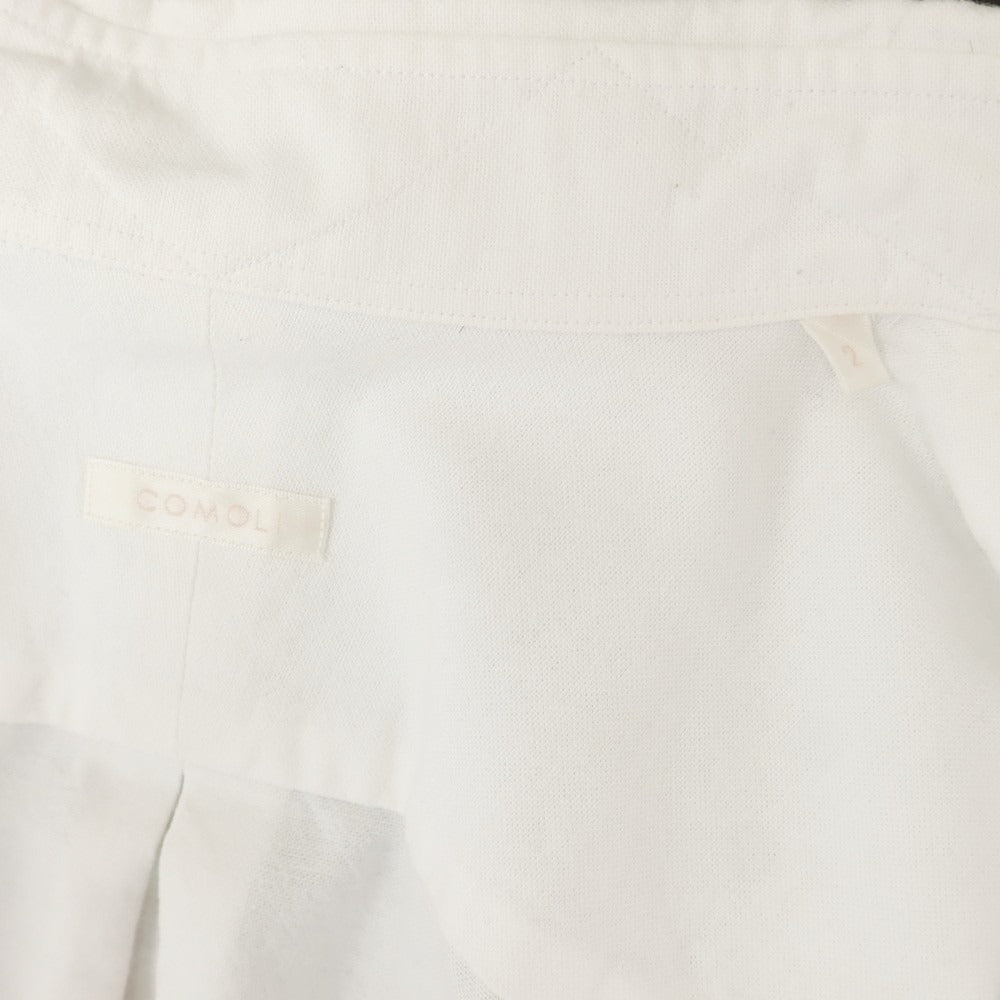[Used] COMOLI Oxford Cotton Wide BD Shirt White [2] [Condition Rank C] [Men&