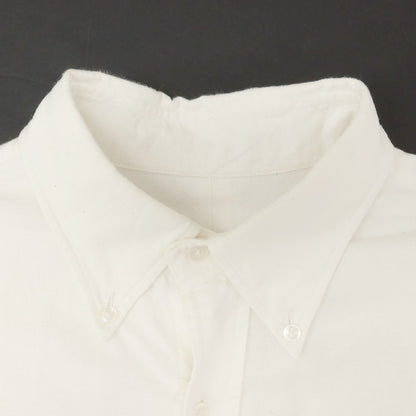 [Used] COMOLI Oxford Cotton Wide BD Shirt White [2] [Condition Rank C] [Men&