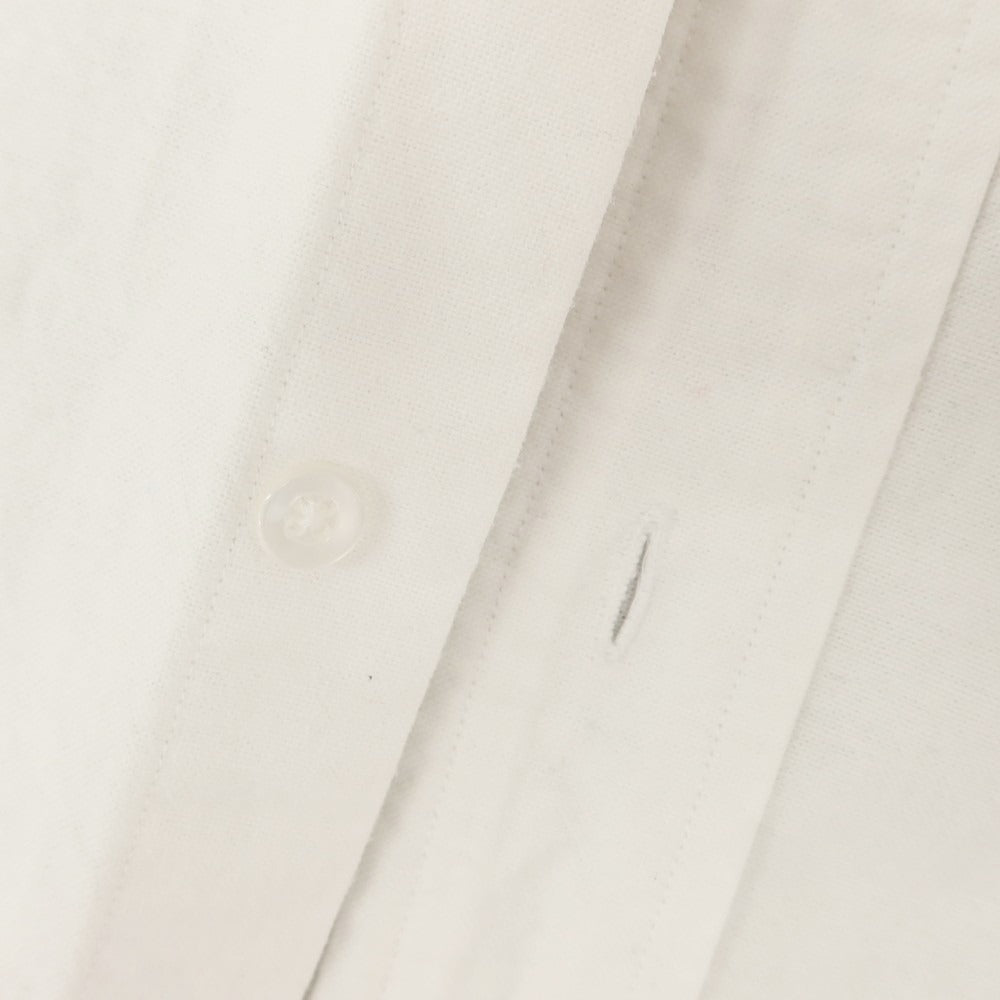 [Used] COMOLI Oxford Cotton Wide BD Shirt White [2] [Condition Rank C] [Men&