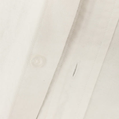 [Used] COMOLI Oxford Cotton Wide BD Shirt White [2] [Condition Rank C] [Men&