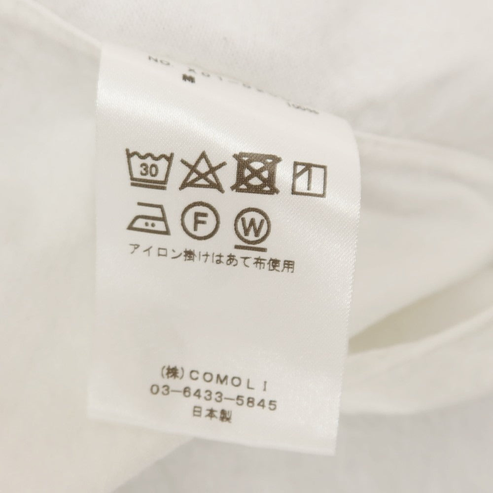 [Used] COMOLI Oxford Cotton Wide BD Shirt White [2] [Condition Rank C] [Men&