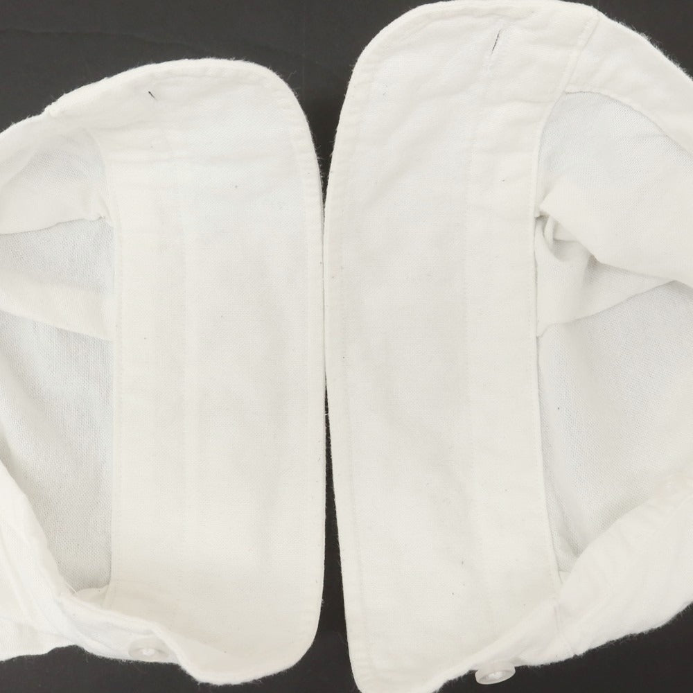 [Used] COMOLI Oxford Cotton Wide BD Shirt White [2] [Condition Rank C] [Men&
