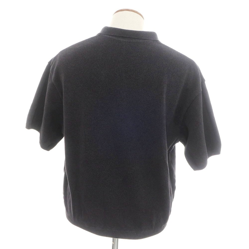 【中古】クレプスキュール crepuscule コットン スキッパー 半袖 ポロニット チャコール【 2 】【 状態ランクB 】【 メンズ 】