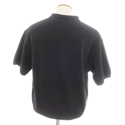 【中古】クレプスキュール crepuscule コットン スキッパー 半袖 ポロニット チャコール【 2 】【 状態ランクB 】【 メンズ 】