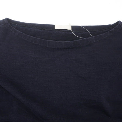 【中古】コモリ COMOLI コットン ボートネック ポケット 長袖Ｔシャツ ネイビー【 3 】【 状態ランクC 】【 メンズ 】