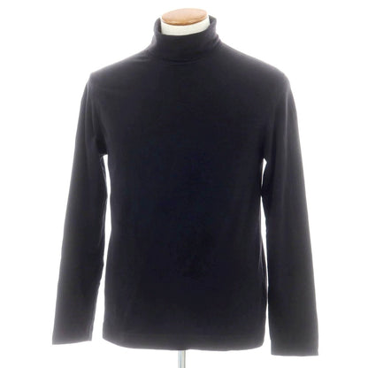 【中古】チルコロ1901 CIRCOLO 1901 コットン ジャージー タートルネック 長袖Ｔシャツ ブラック【 M 】【 状態ランクC 】【 メンズ 】
